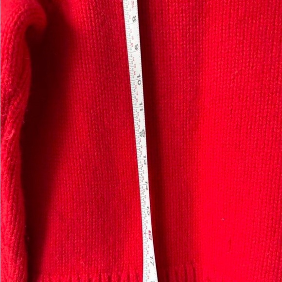 Boden embroidered Red Sweater with Heart Motifs | size small - Picture 3 of 4